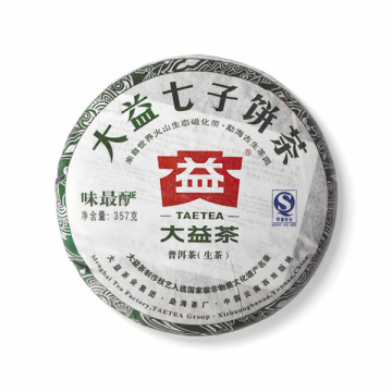 2011年大益 味最酽生茶 357克七子饼 101批