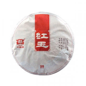 2014年大益 红玉熟茶 357克七子饼