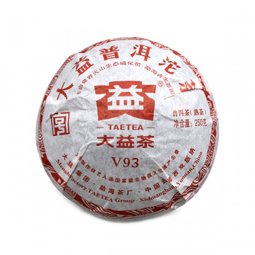 2011年大益 v93熟茶 250克沱茶