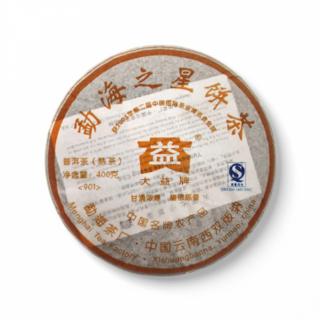 2009年大益 勐海之星 400克熟茶七子饼