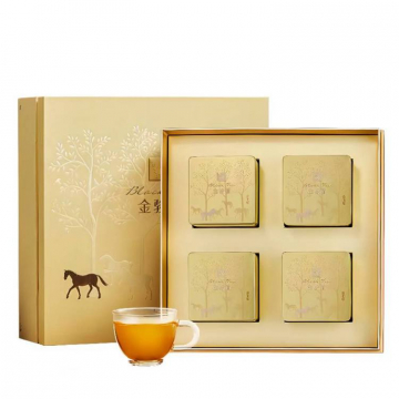 D0127-八马茶叶 武夷原产特级金骏眉红茶工夫红茶高 端茶礼盒装160g