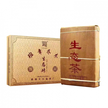 2014年今大福 班章乔木生态砖茶 1000克生茶 盒装